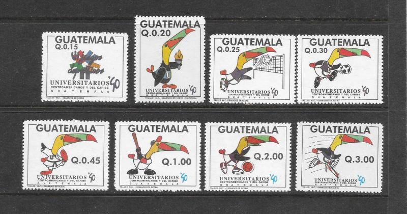 GUATEMALA - #455-62-UNIVERSITY GAMES   MNH