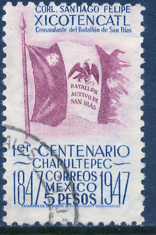 MEXICO 836, $5P 1847 Battles Centennial. Used. (654)