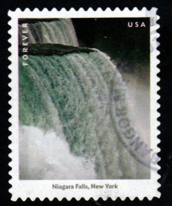 SC# 5800g - (68c) - Waterfalls Niagara, NY - 7 of 12 Used Single Off paper