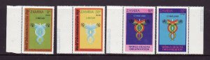 Zambia-Sc#236-9- id2-unused NH set-World Telecommunications Day-ITU-1981-