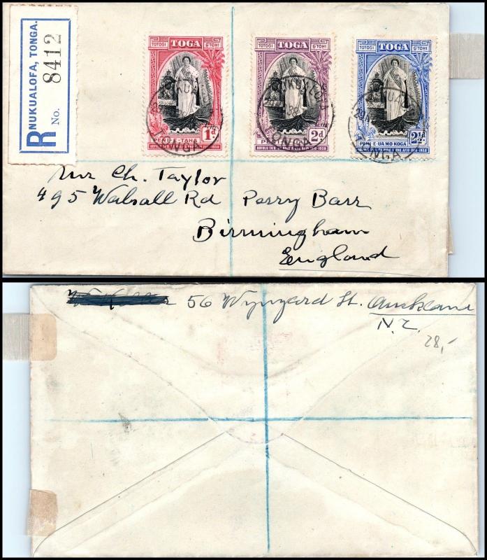 Goldpath: Tonga cover 1938, to England    _CV22_P14