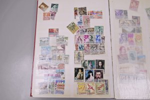 4687: World Collection in Stockbook. Many 100s. Early Seen. Unsorted. 44 Pics.