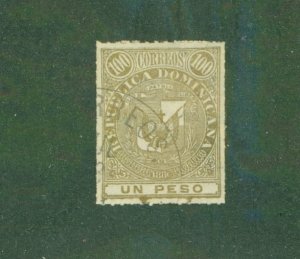 DOMINICAN REPUBLIC 44 USED CV $4.50 BIN $2.25