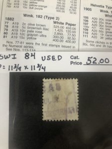 Switzerland 87 Used