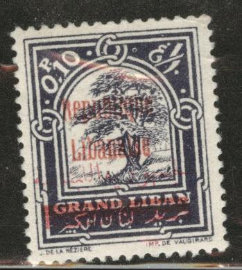LEBANON Scott 72 MH* 1927 stamp