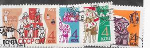 Russia #2697-2700  set complete (U) CV$1.00