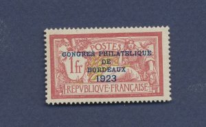 FRANCE - Scott 197 - VF MNH with certificate - see three scans - 1923