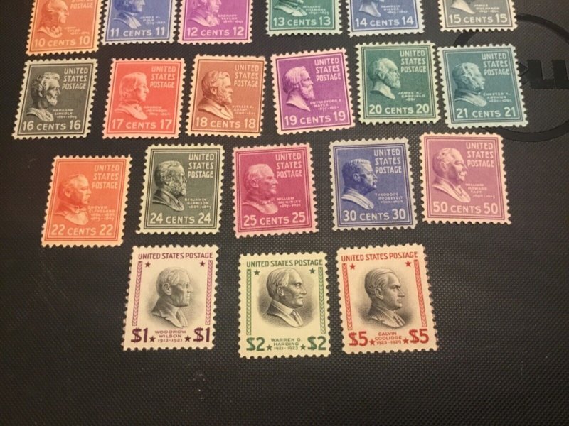 ICOLLECTZONE US 803-834 VF NH Complete set