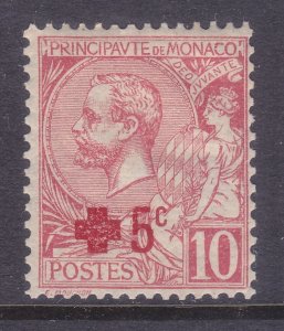 Monaco B! Mint OG 1914 Surcharged Semi-Postal Issue VF