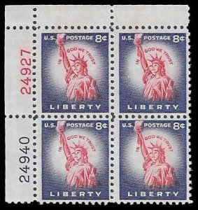 PCBstamps   US #1041B 32c(4x8c)Statue of Liberty, MNH, (PB-1a)
