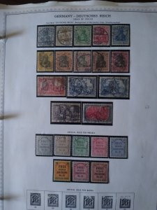 collection in album Germany 1875-1951 in a 3 ring binder CV $2030