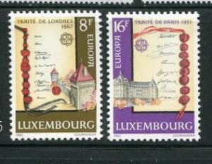 Luxembourg #672-3 MNH Europa - Make Me An Offer