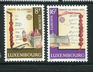 Luxembourg #672-3 MNH Europa - Make Me An Offer