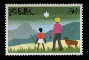 ST.KITTS SG135w 1983 CHRISTMAS 30c WMK INVERTED MNH