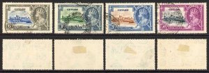 Ceylon SG379/82 Silver Jubilee Set used Cat 22 pounds