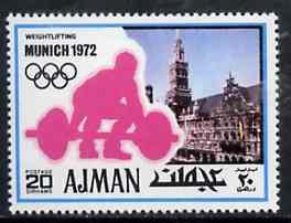 Ajman 1971 Weightlifting 20dh from Munich Olympics perf s...