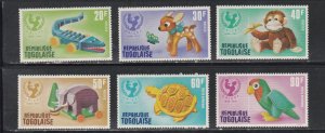 Togo # 794-797, C167-168, C168a UNICEF 25th Anniv. Toys, Mint NH, 1/2 Cat.