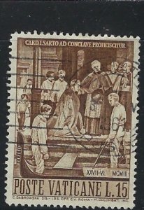 Vatican 281 Used 1960 issue (an2603)