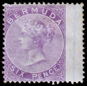 Bermuda Scott 5 (1874) Mint LH OG VF, CV $30.00 C