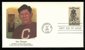 US 2089 Jim Thorpe - Olympic Gold Medal UA Fleetwood cachet FDC