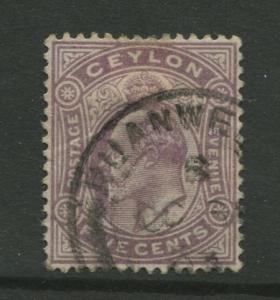 Ceylon #169 Used  1903  Single 2c Stamp