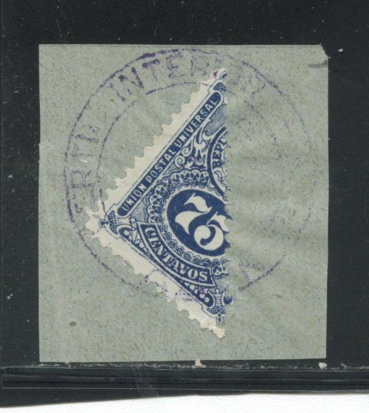 Paraguay 200 bisect on piece cgs (1