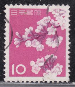 Japan 725 Used 1961 Cherry Blossoms