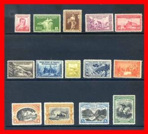 U.S. Philippines 1935 #383-396, Set Of 14  --  MNH