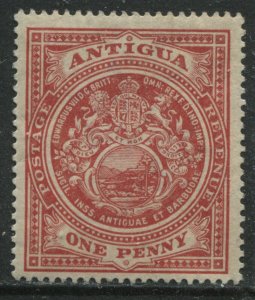 Antigua 1908 1d mint no gum