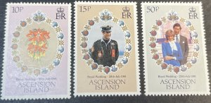 ASCENSION ISLAND # 294-296-MINT NEVER/HINGED--COMPLETE SET---1981