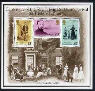 TRISTAN DA CUNHA - 1981 - Rev Edwin Dodgson - Perf Min Sheet - Mint Never Hinged