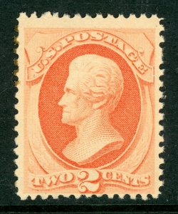 USA 1878 American Printing 2¢ Jackson Scott # 183 Mint Q155