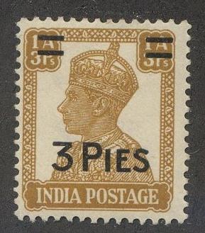 India 1946 KGVI sg282  MINT LH