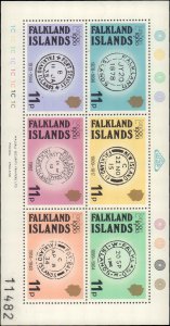 Falkland Islands #304, Complete Set, 1980, Stamp Show, Never Hinged