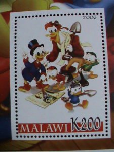 ​MALAWI STAMP-2006-DISNEY CARTOON STAMP-DONALD FAMILY MNH S/S SHEET VERY FINE