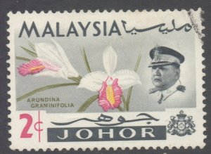 Malaya Johore Scott 170 - SG167, 1965 Sultan 2c used