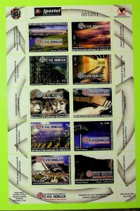 VENEZUELA Sc 1639-40 NH MINISHEETS OF 2004 - CVG EDELCA - (AO23)