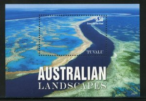 TUVALU 2020  AUSTRALIAN LANDSCAPES SOUVENIR SHEET MINT NH