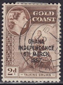 Ghana 25 USED 1958 Talking Drums 2p