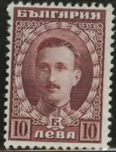 BULGARIA Scott 170 MH* 1921 Key 10L value CV$6.75