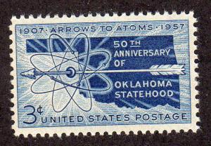 United States 1092 - Mint-NH - Oklahoma Statehood