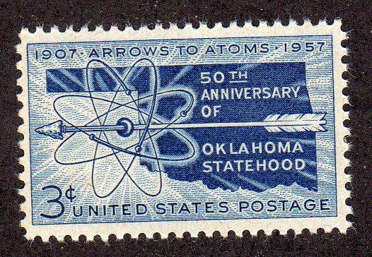 United States 1092 - Mint-NH - Oklahoma Statehood