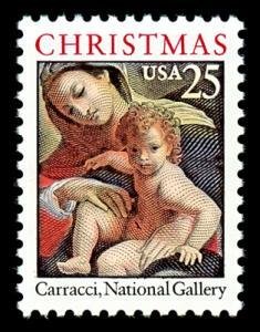 SCOTT  2427  CHRISTMAS MADONNA & CHILD  25¢  SINGLE  MNH  SHERWOOD STAMP