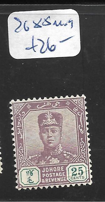 MALAYA JOHORE    (PP2405B)  25C  SG 85  MOG