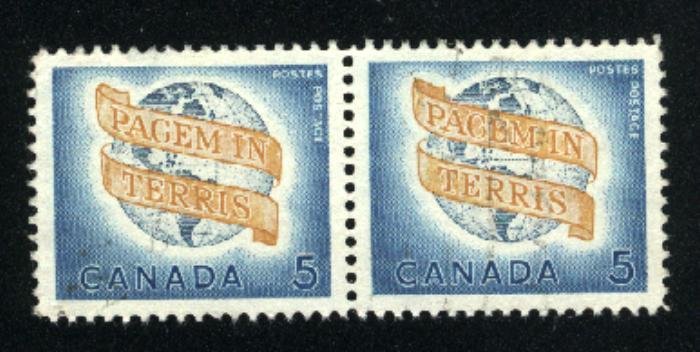 Can #416   pair  u   VF 1964 PD