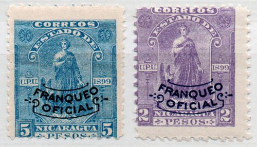 (I.B) Nicaragua Postal : Official Overprints 