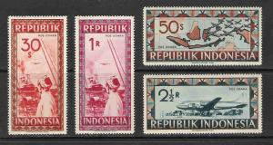 Indonesia   # C 32 - 35   Mint