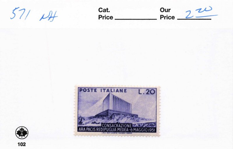 ITALY   571   MNH