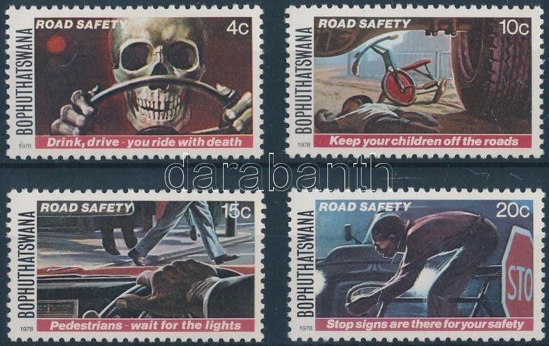 South-Africa-Bophuthatswana stamp Road safety set 1978 MNH Mi 25-28 WS185287