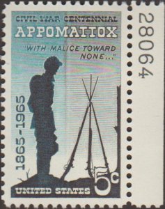 # 1182 MINT NEVER HINGED ( MNH ) APPOMATTOX    